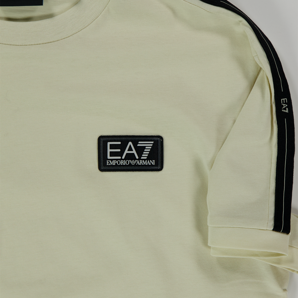 EA7 Kinder Jungen T-Shirt Grauweiß