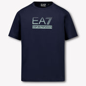 EA7 Kinder Jongens T-Shirt In Navy