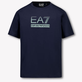 EA7 Kinder Jongens T-Shirt In Navy