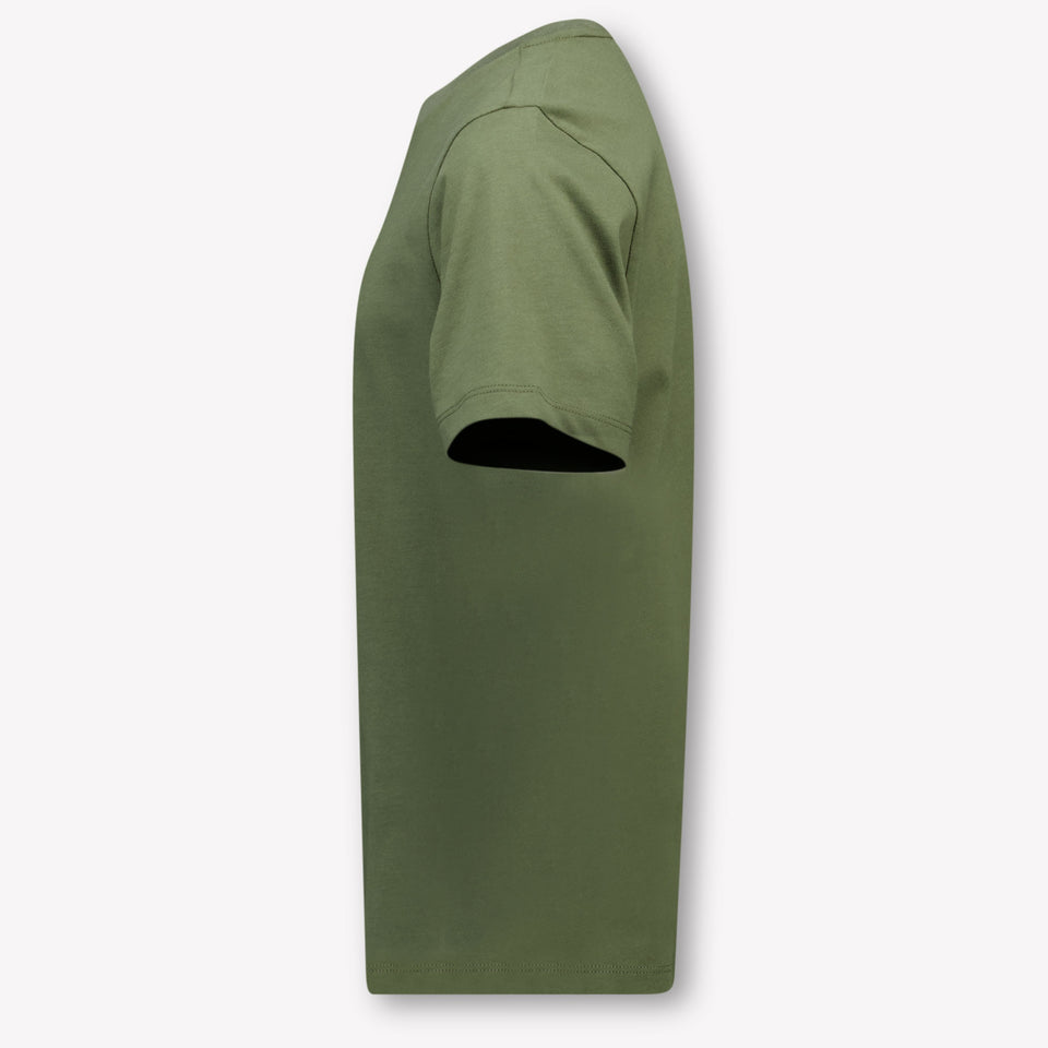 Kids EA7 Ragazzi Maglietta dentro Esercito