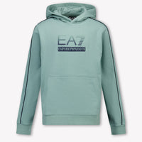 EA7 enfants Garçons Pull Menthe