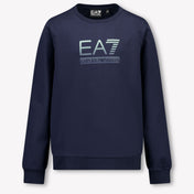 EA7 enfants Garçons Pull Navy