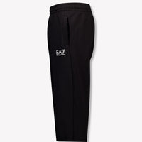 EA7 enfants Garçons Pantalon Noir