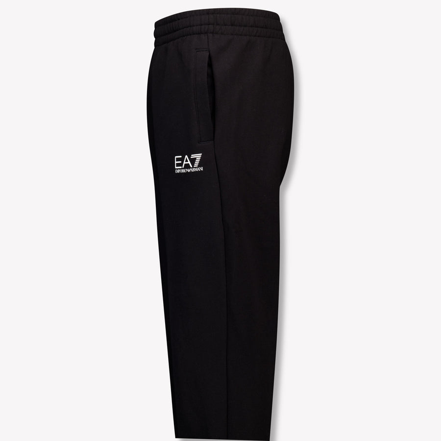 EA7 enfants Garçons Pantalon Noir