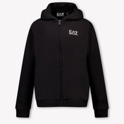 EA7 Kinder Jungen Weste Schwarz