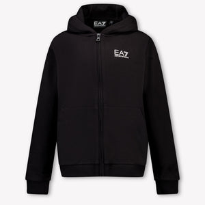 EA7 enfants Garçons Gilet Noir