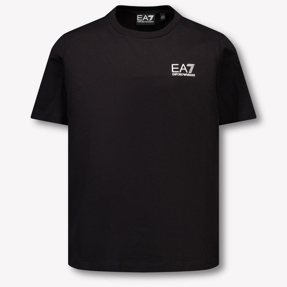 EA7 enfants Garçons T-shirt Noir