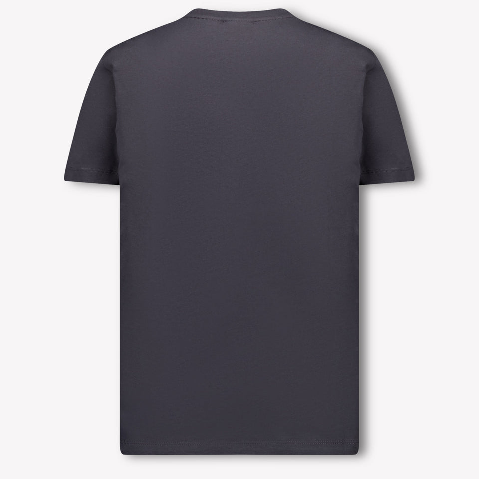 EA7 Kinder Jongens T-Shirt In Antraciet
