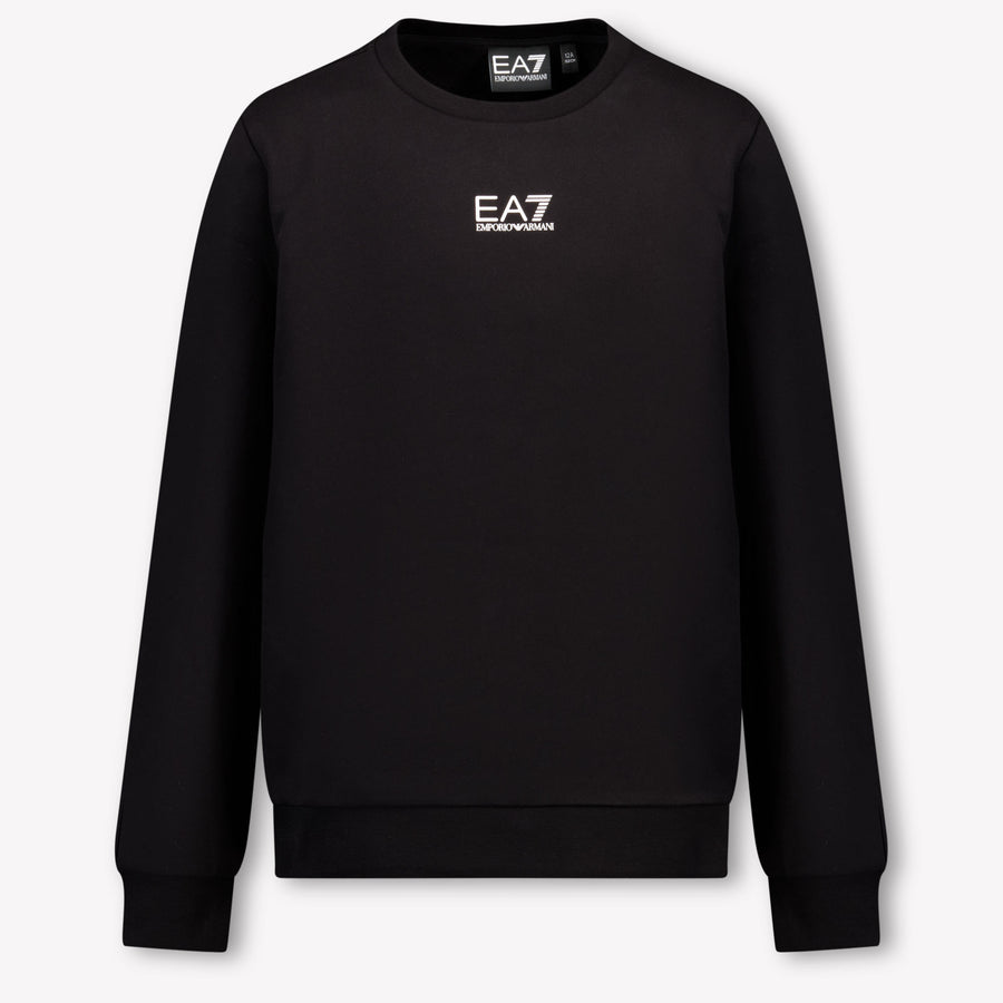 EA7 enfants Garçons Pull Noir