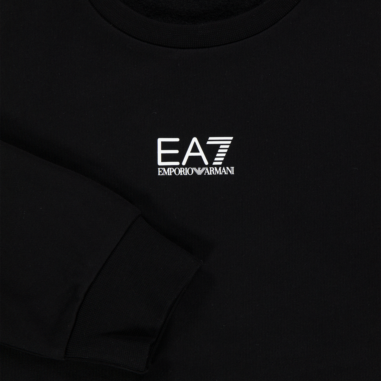 EA7 enfants Garçons Pull Noir