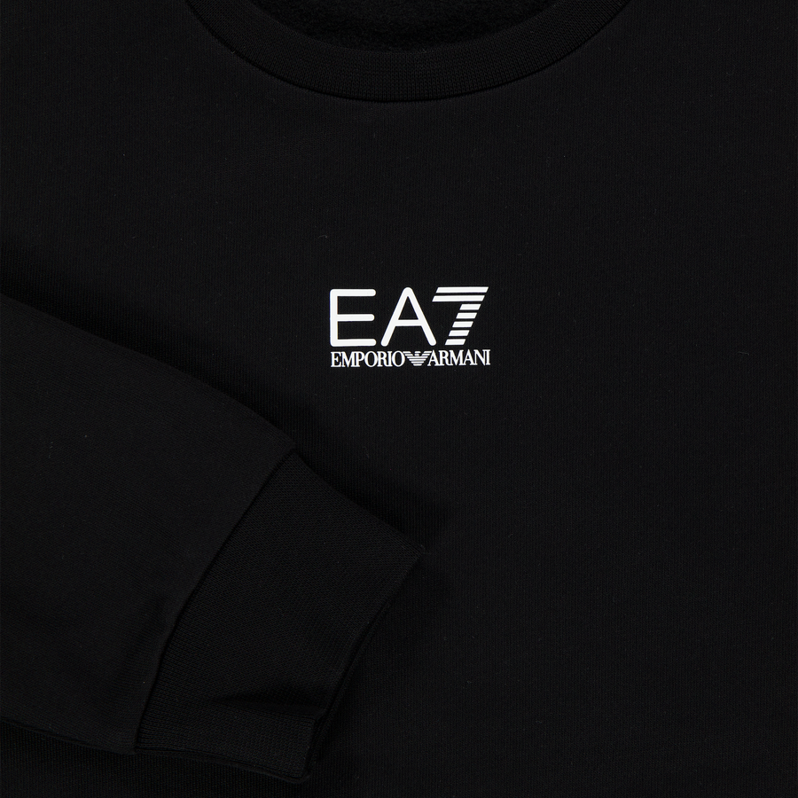 EA7 enfants Garçons Pull Noir