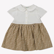 Fendi Bébé Filles Robe Beige