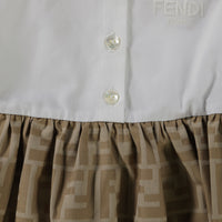 Fendi Bébé Filles Robe Beige