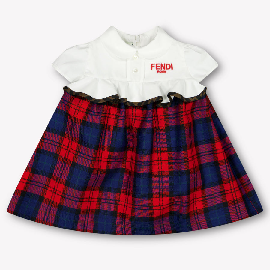 Fendi Baby Girls Dress in Red