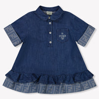 Fendi Bébé Filles Robe Navy