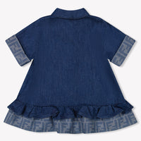 Fendi Bébé Filles Robe Navy