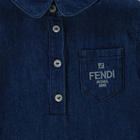 Fendi Bébé Filles Robe Navy