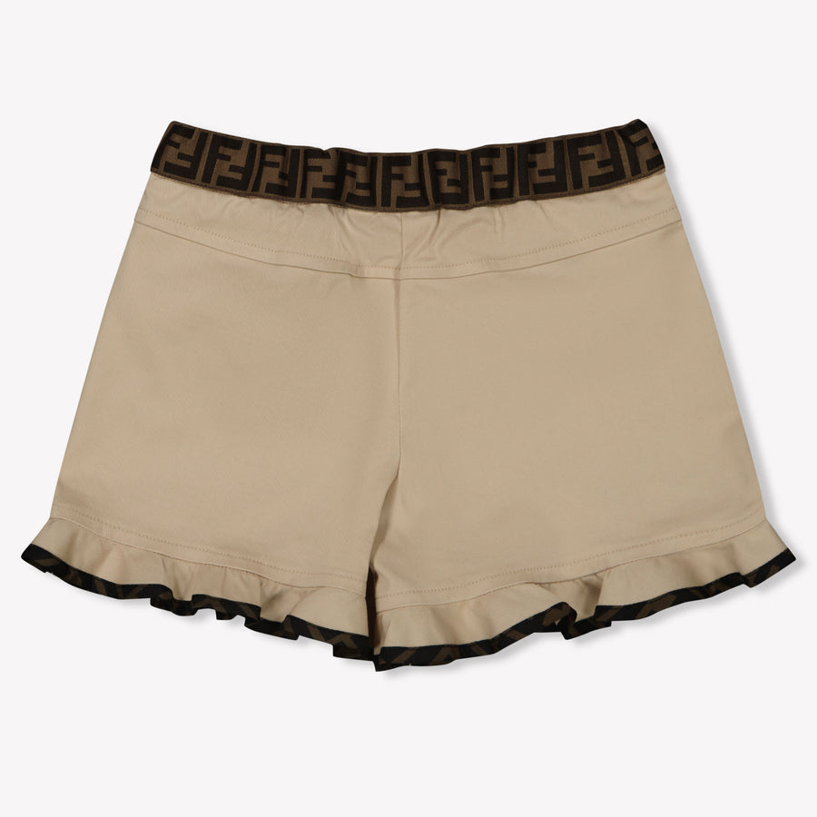 Fendi Bébé Filles Short dans Beige