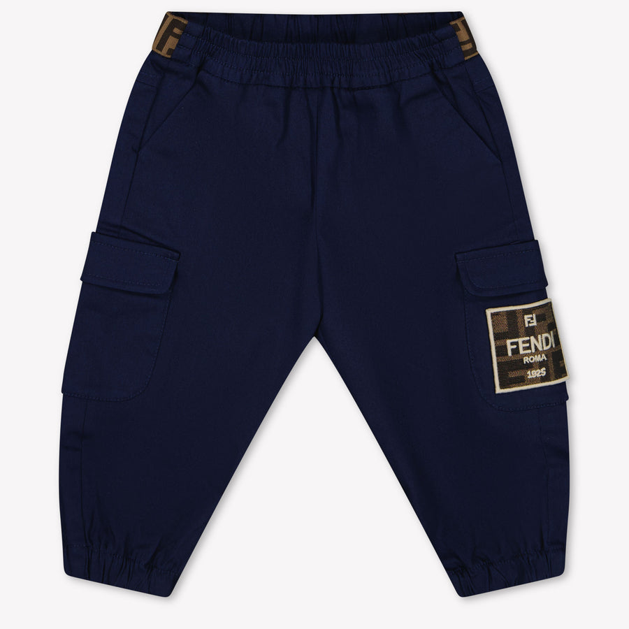 Fendi Baby Jungen Hose Marineblau