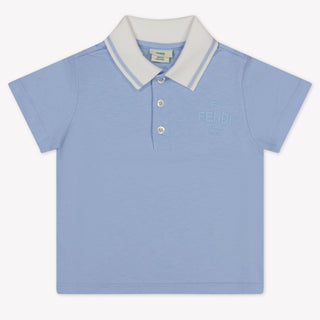Fendi Bebé Chicos Polo Azul Claro