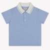 Fendi Bébé Garçons Polo Bleu Clair