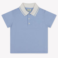 Fendi Baby Jongens Polo In Licht Blauw