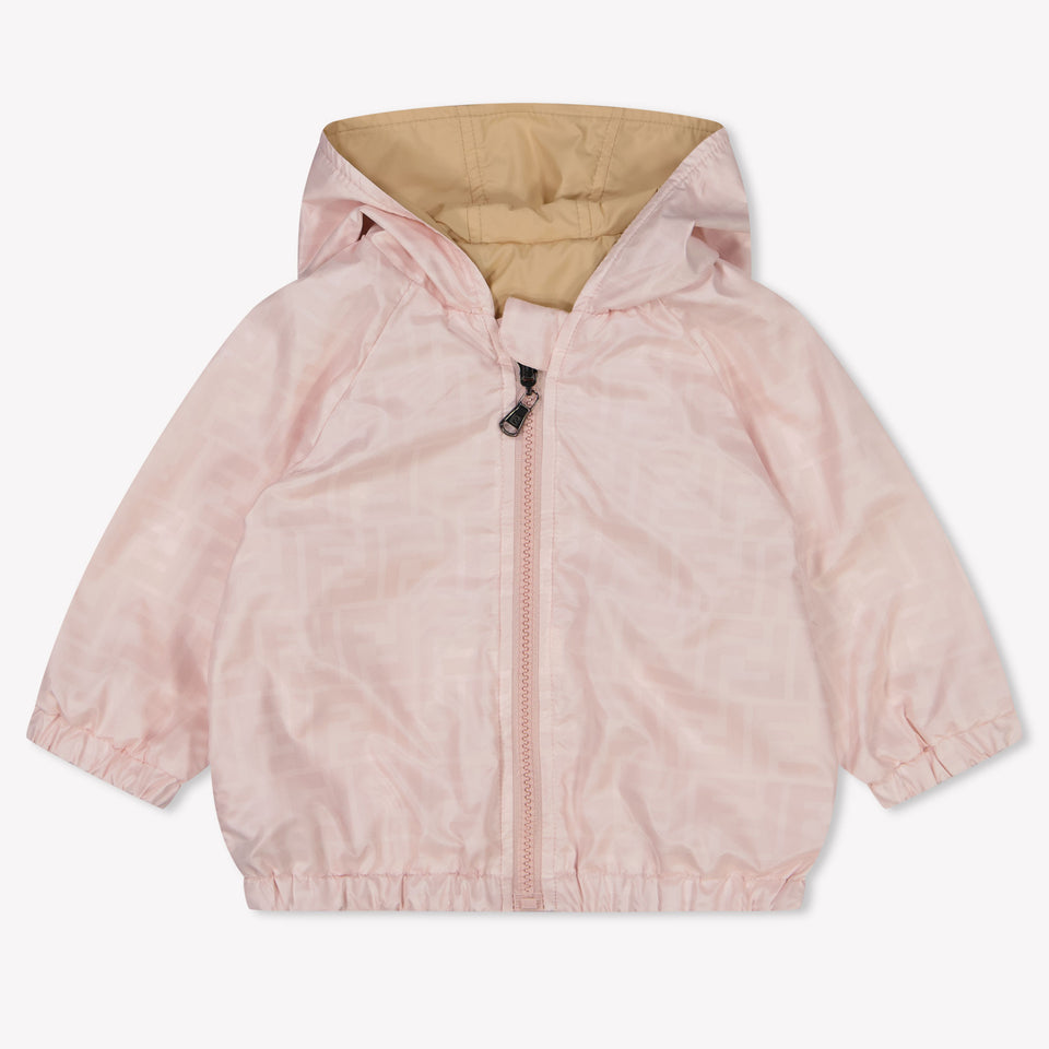 Fendi Baby Unisex zwischen der Jacke Hellrosa
