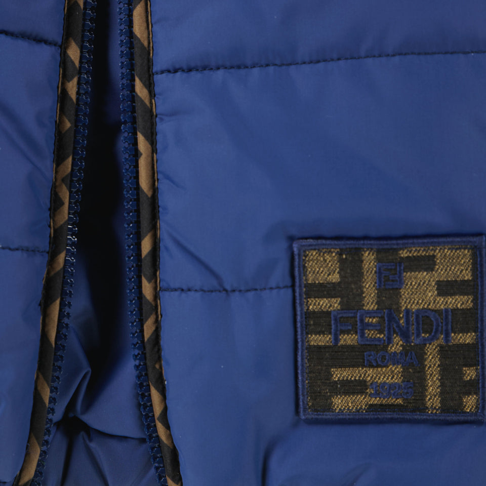 Fendi Bambino Unisex Giacca invernale Navy