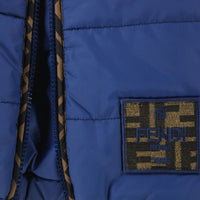 Fendi Baby Unisex Winterjas In Navy