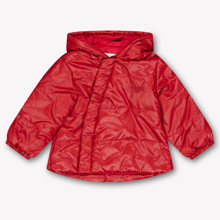 Fendi Baby Unisex Winterjacke Rot