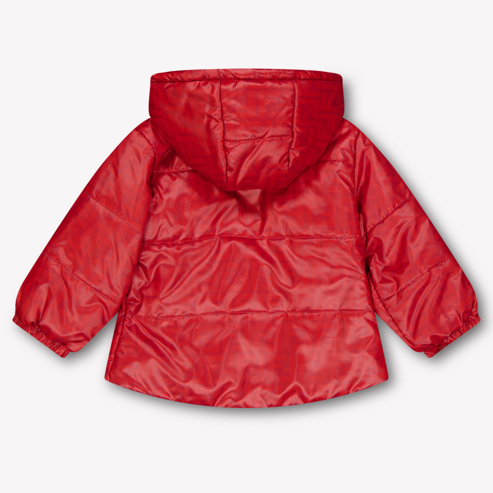 Fendi Bébé Unisexe Veste d'hiver Rouge