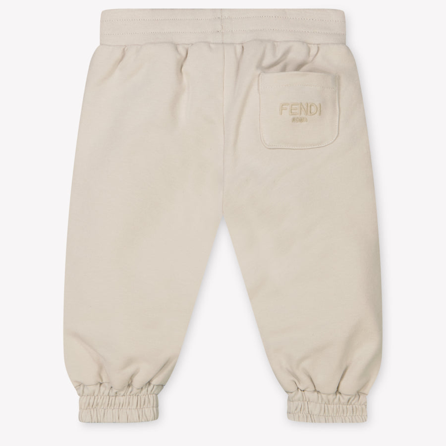 Fendi Baby Unisex Broek In Beige