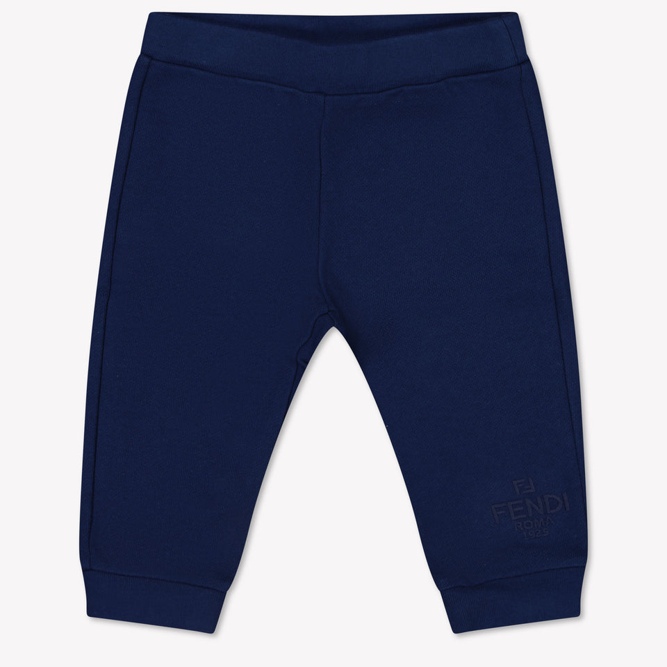 Fendi Baby Unisex Pants  Navy