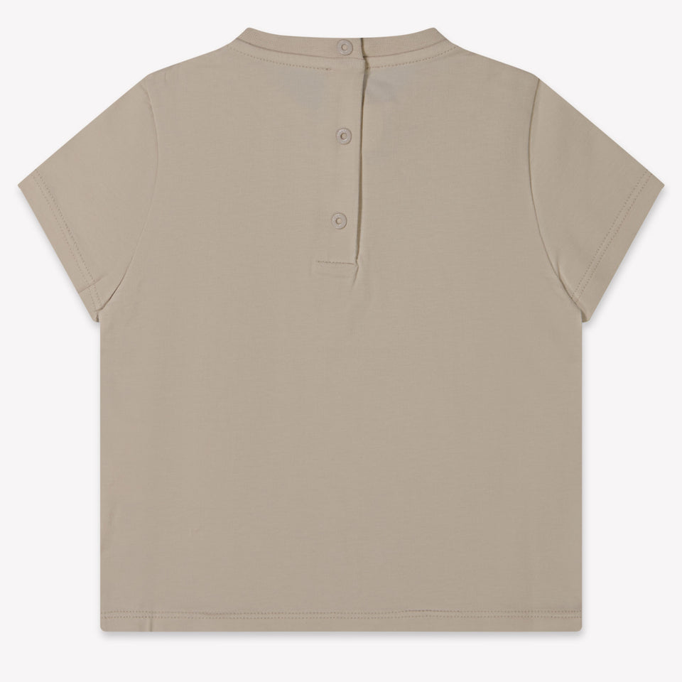 Fendi Baby Unisex T-Shirt Beige