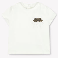 Fendi Bebé Unisex Camiseta en Blanco
