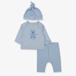 Fendi Bebé Unisex Traje de caja Azul Claro