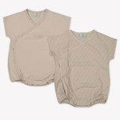 Fendi Baby Unisex Box Anzug Beige