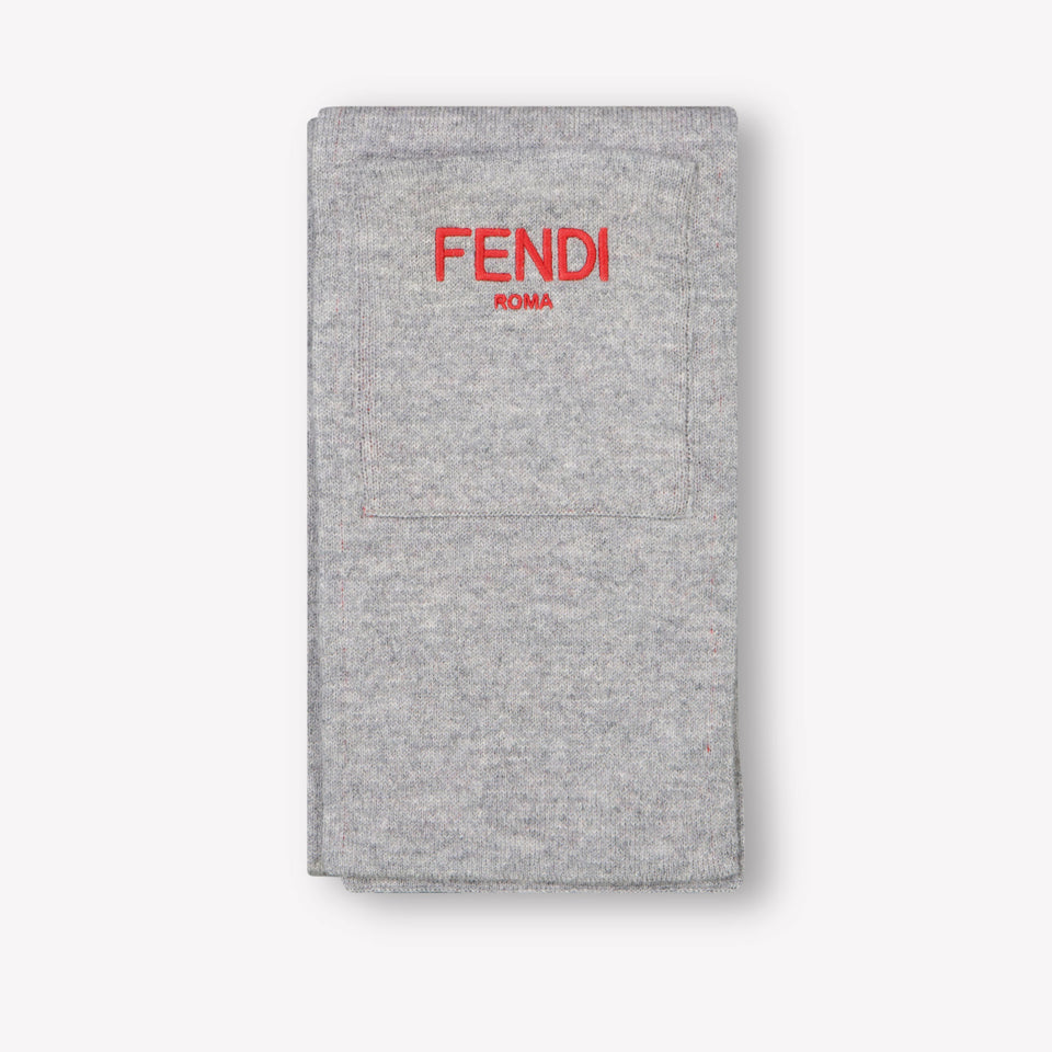 Fendi Baby Unisex Sjaals In Grijs