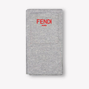 Fendi Baby Unisex Sjaals In Grijs