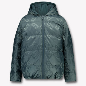 Givenchy Enfant Garçons Veste d'hiver Vert Foncé