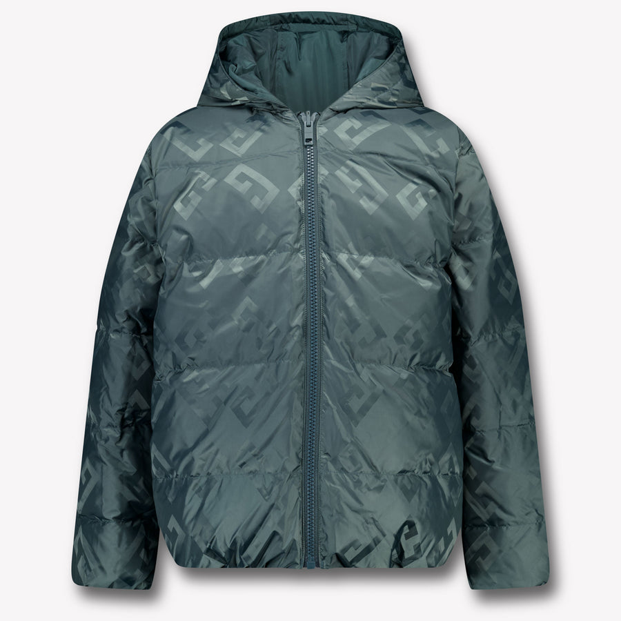 Givenchy Enfant Garçons Veste d'hiver Vert Foncé