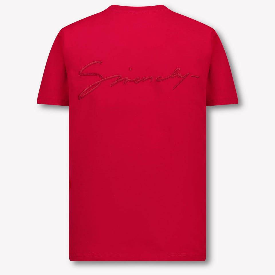 Givenchy Niño Chicos Camiseta en Rojo