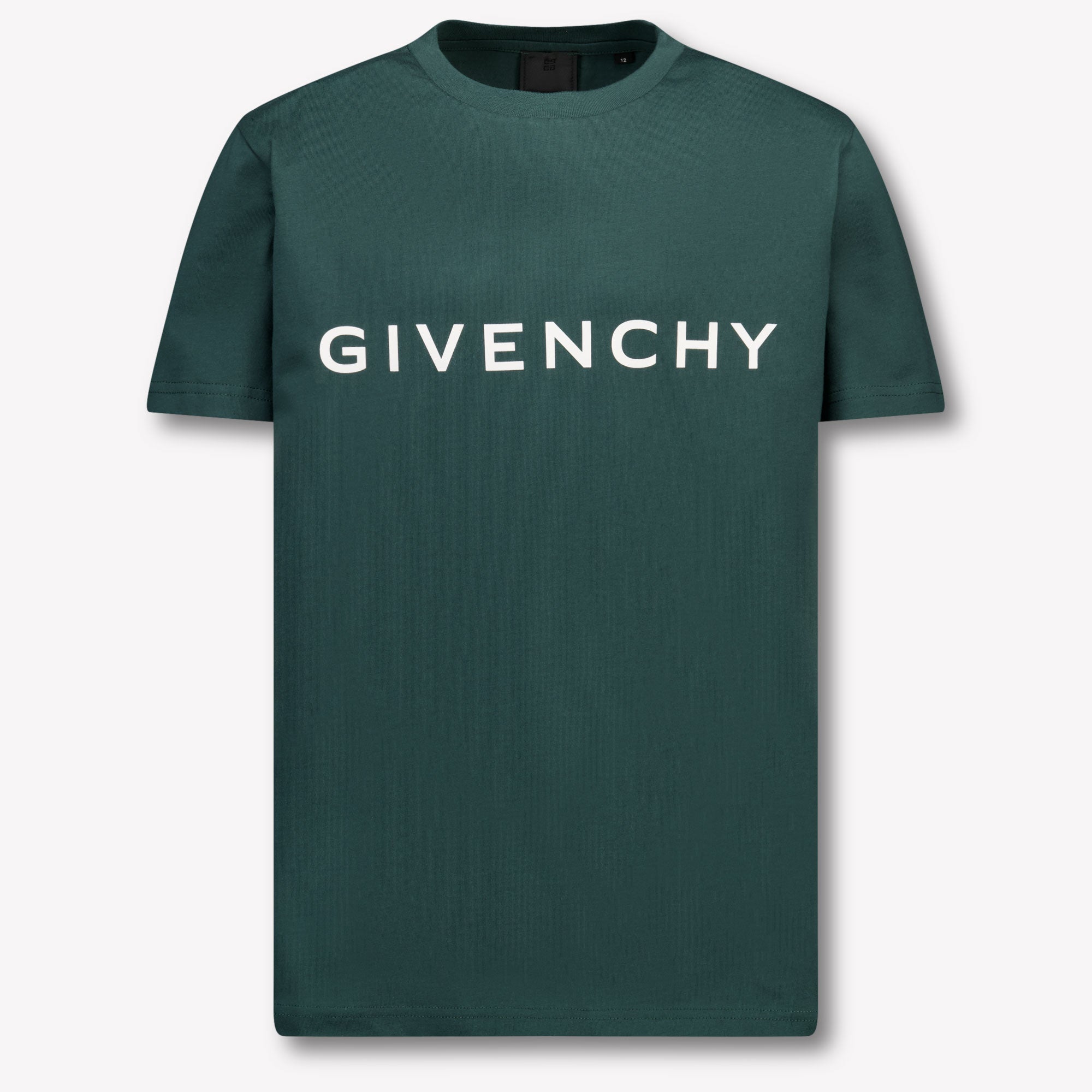Givenchy Niño Chicos Camiseta en Verde Oscuro
