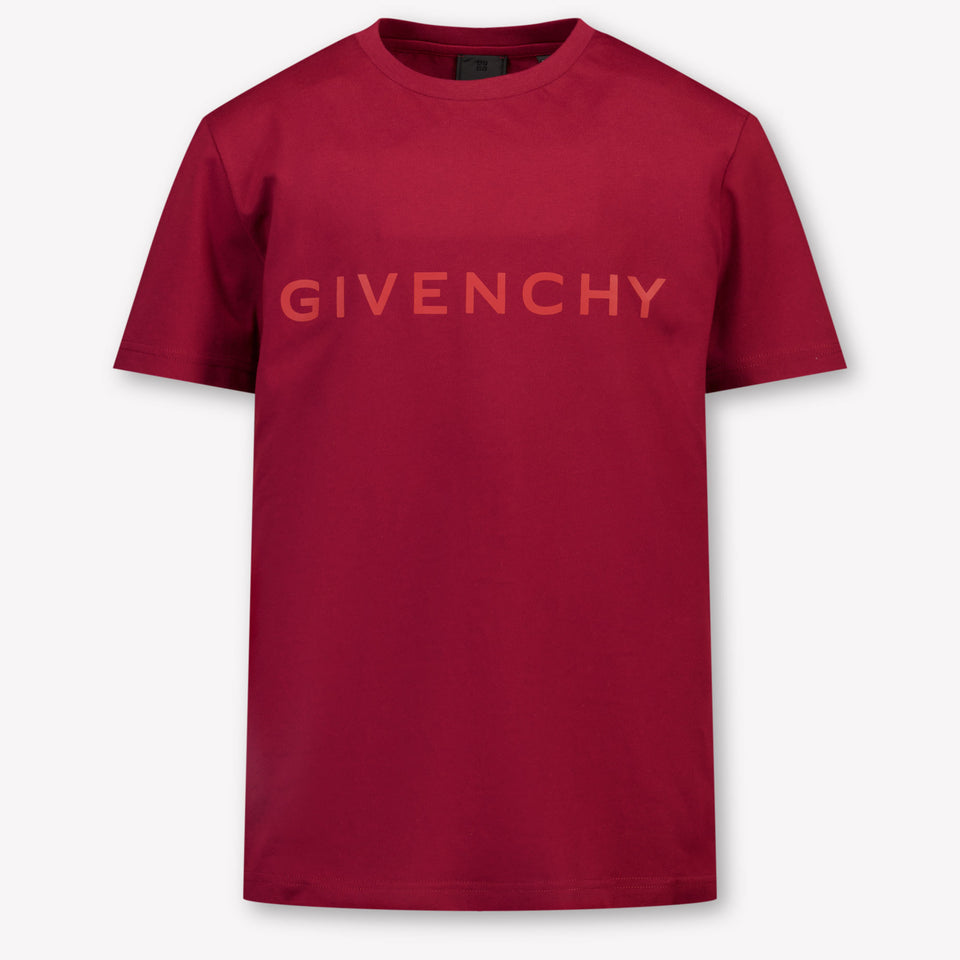 Givenchy Niño Chicos Camiseta en Burdeos