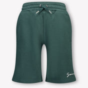 Givenchy Kinder Jongens Shorts In Donker Groen