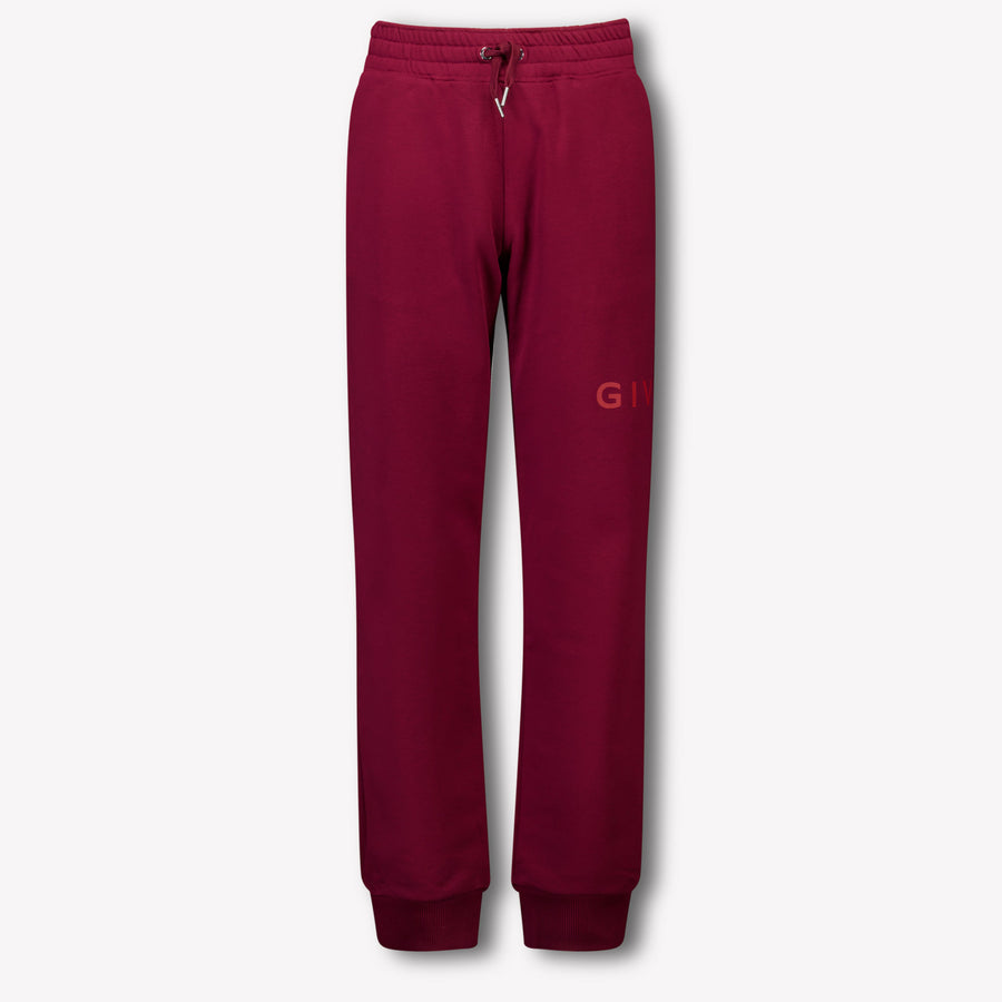 Givenchy Ragazzo Ragazzi Pantaloni Bordeaux