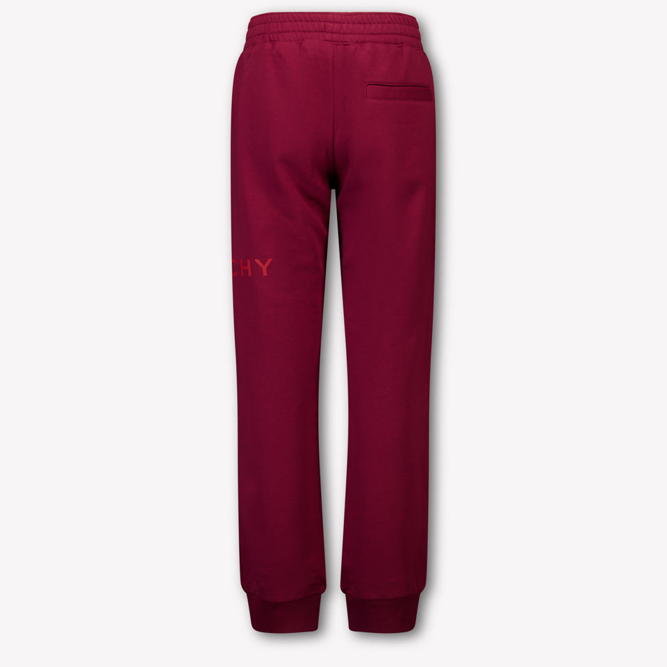Givenchy Kinder Jongens Broek In Bordeaux