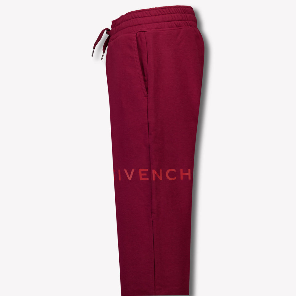 Givenchy Kinder Jongens Broek In Bordeaux