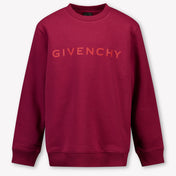 Givenchy Kinder Jongens Trui In Bordeaux