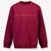 Givenchy Enfant Garçons Pull à Bordeaux